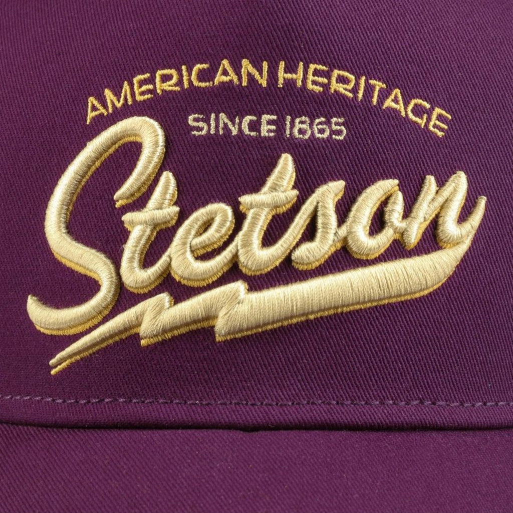 Stetson Casquette Since 1865 Violet