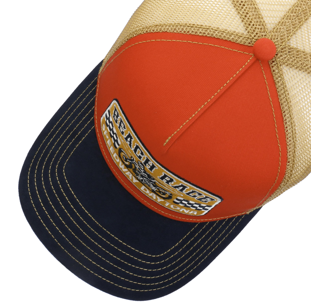 Stetson Beach Race Orange Navy