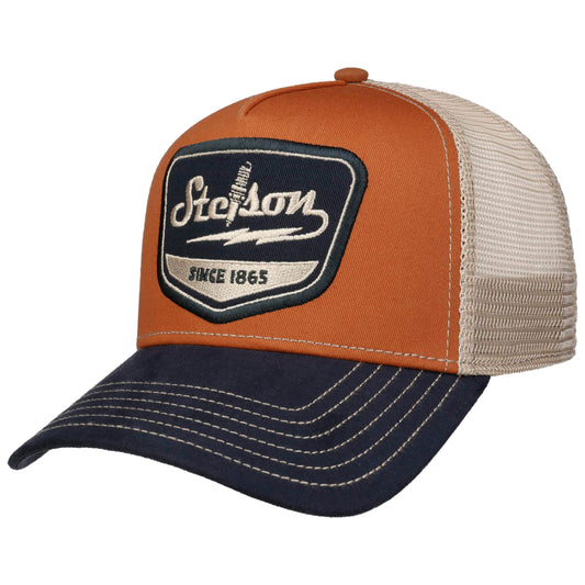 Stetson Casquette Trucker Spark Plug Navy Maroun