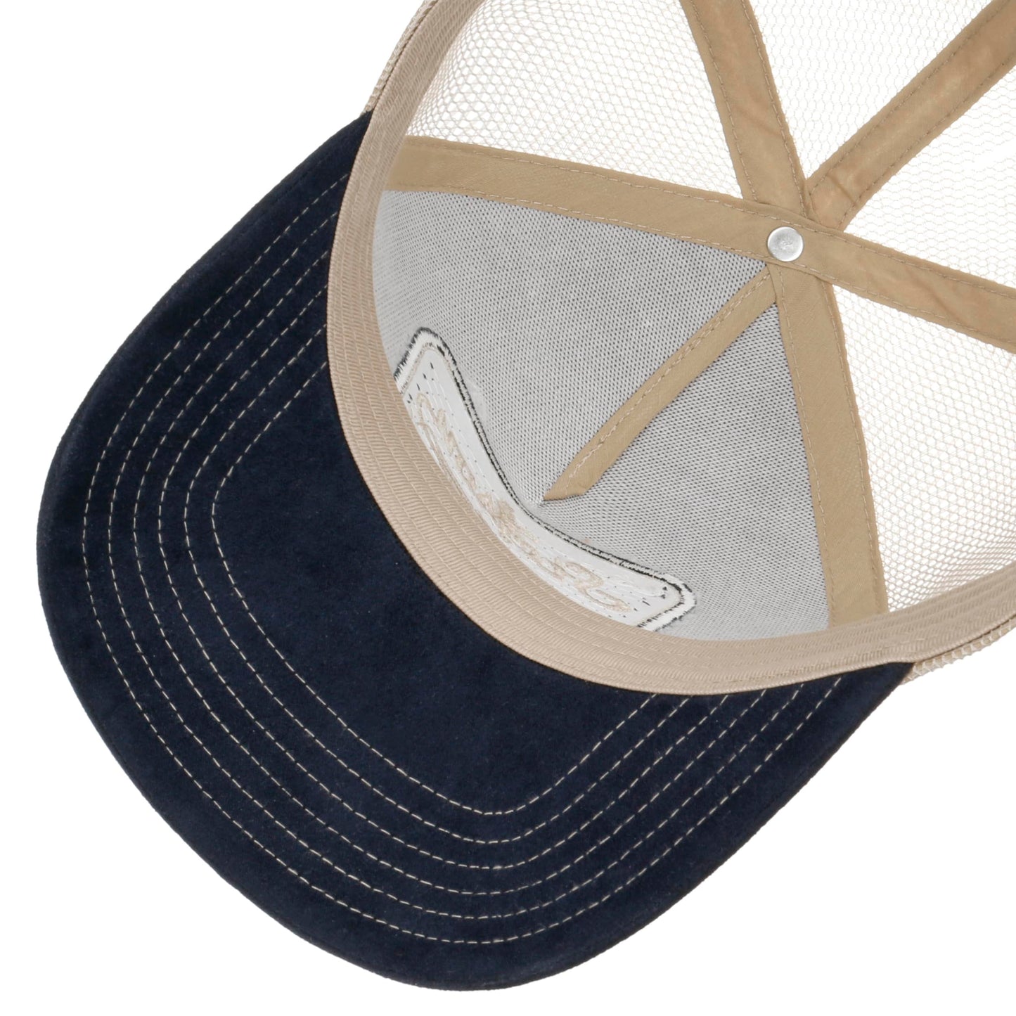 Stetson Casquette Trucker Spark Plug Navy Maroun