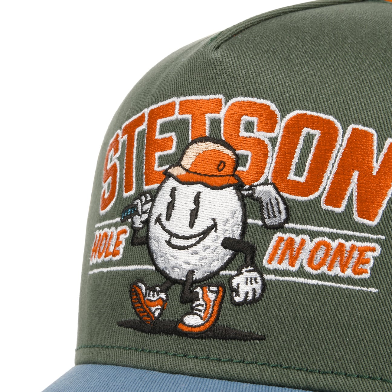 Stetson Hole in One Trucker Cap Bleu Vert