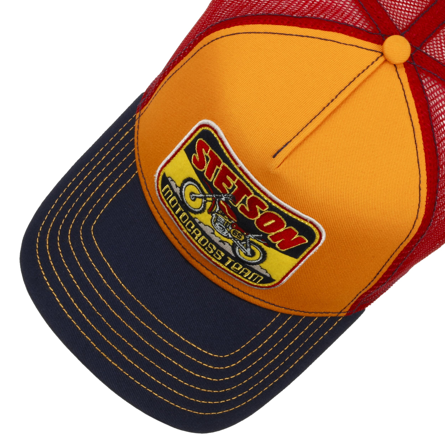 Stetson Casquette Motor Cross Team Orange Red