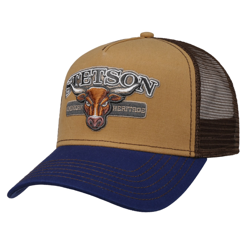 Stetson Casquette Pure Life Brown Navy