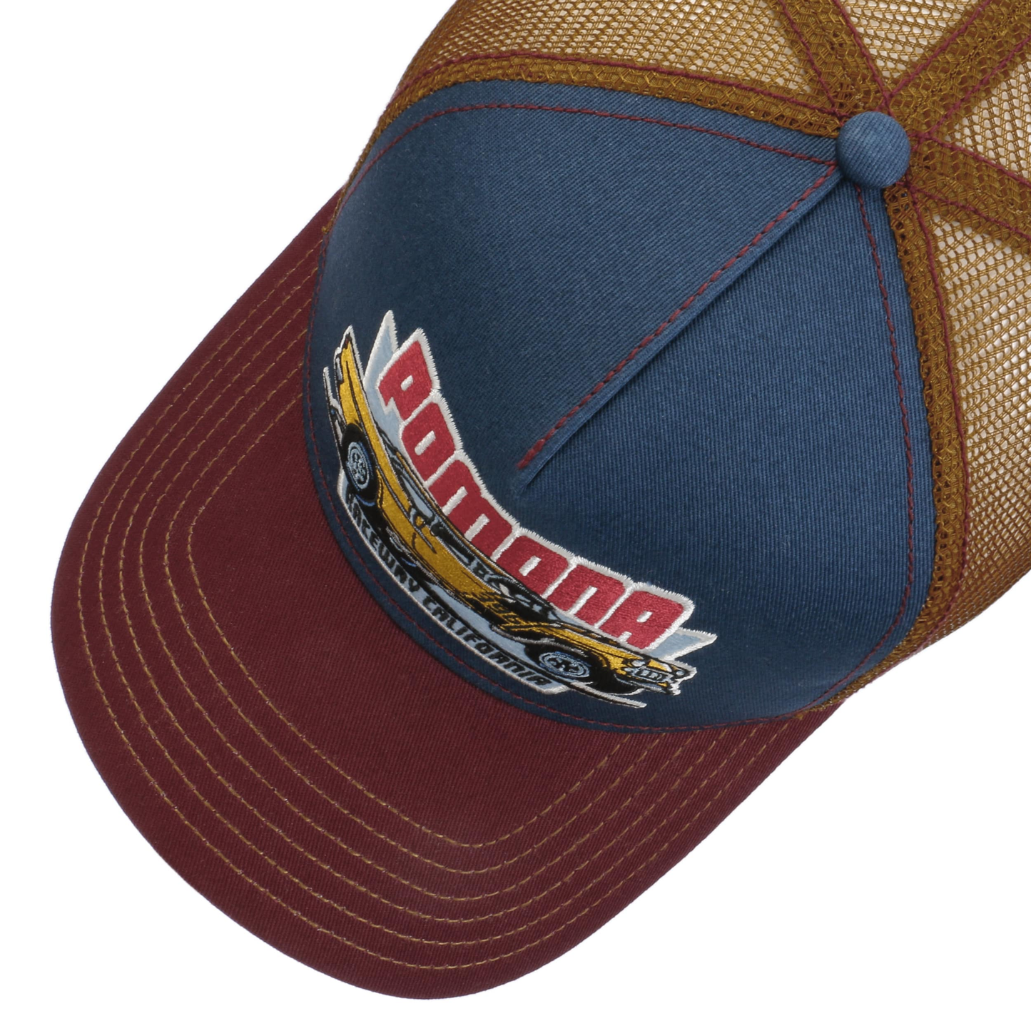 Stetson Casquette Raceway Navy Dark Red