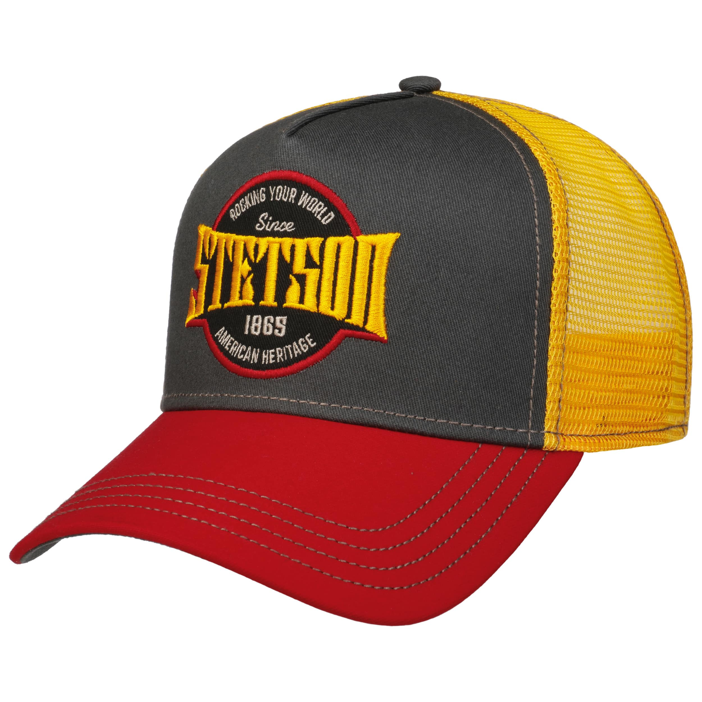 Stetson Casquette Rocking Your World Yellow Red