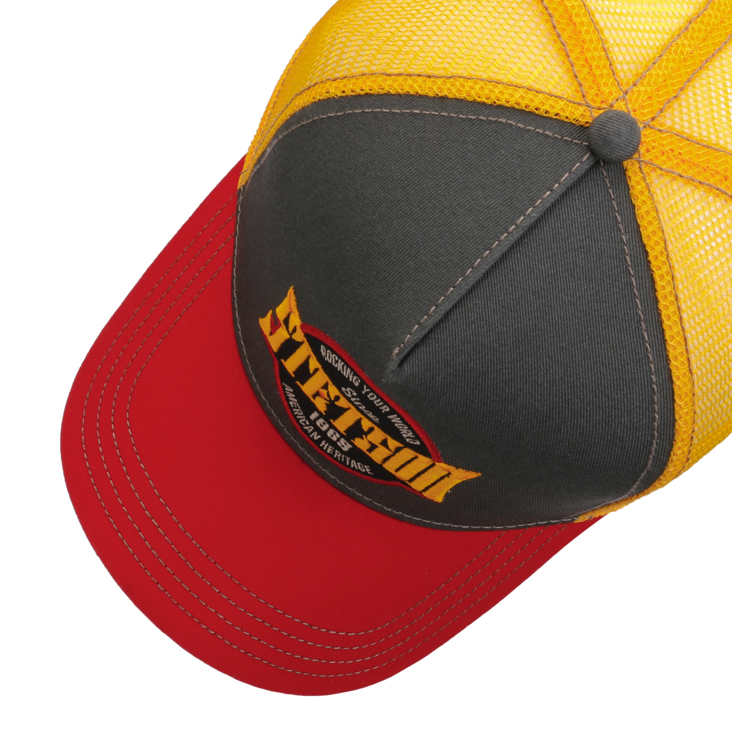 Stetson Casquette Rocking Your World Yellow Red