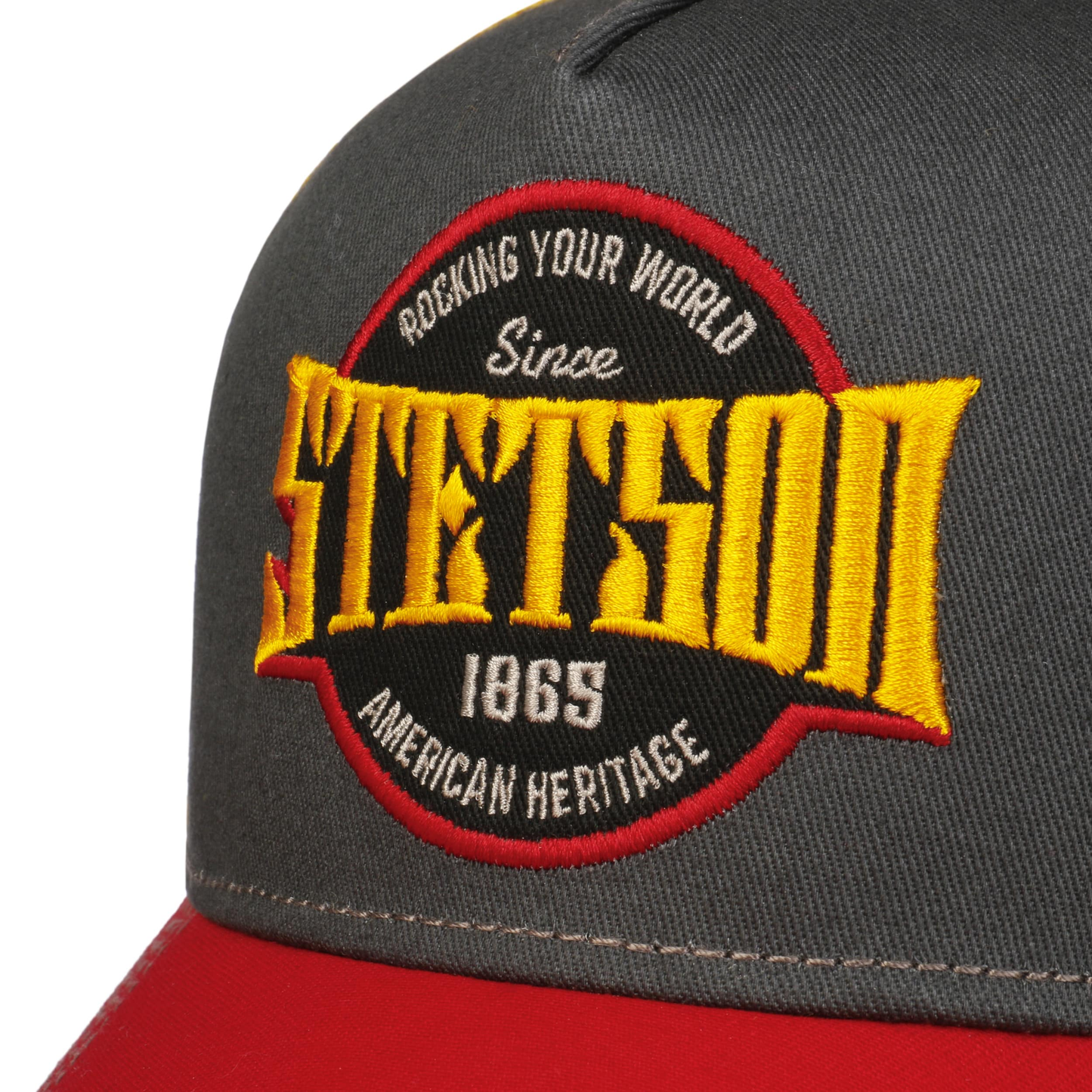 Stetson Casquette Rocking Your World Yellow Red