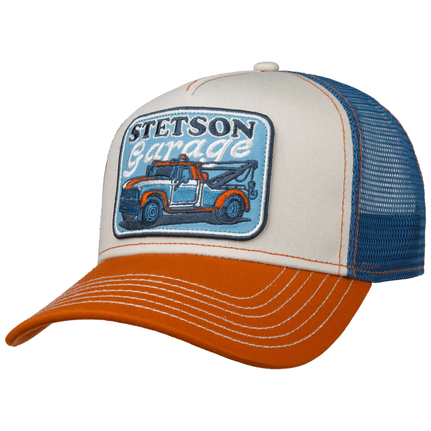 Stetson Casquette Towing Service Blue White