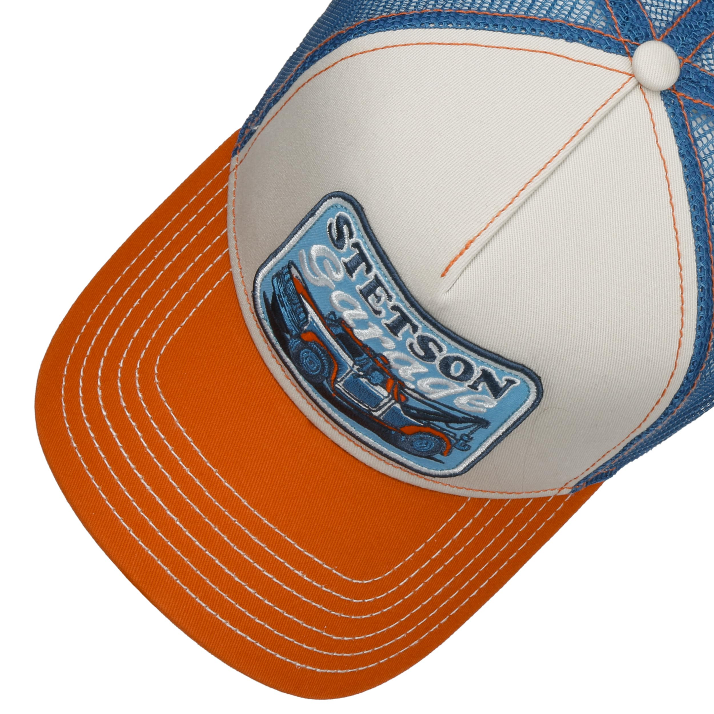 Stetson Casquette Towing Service Blue White