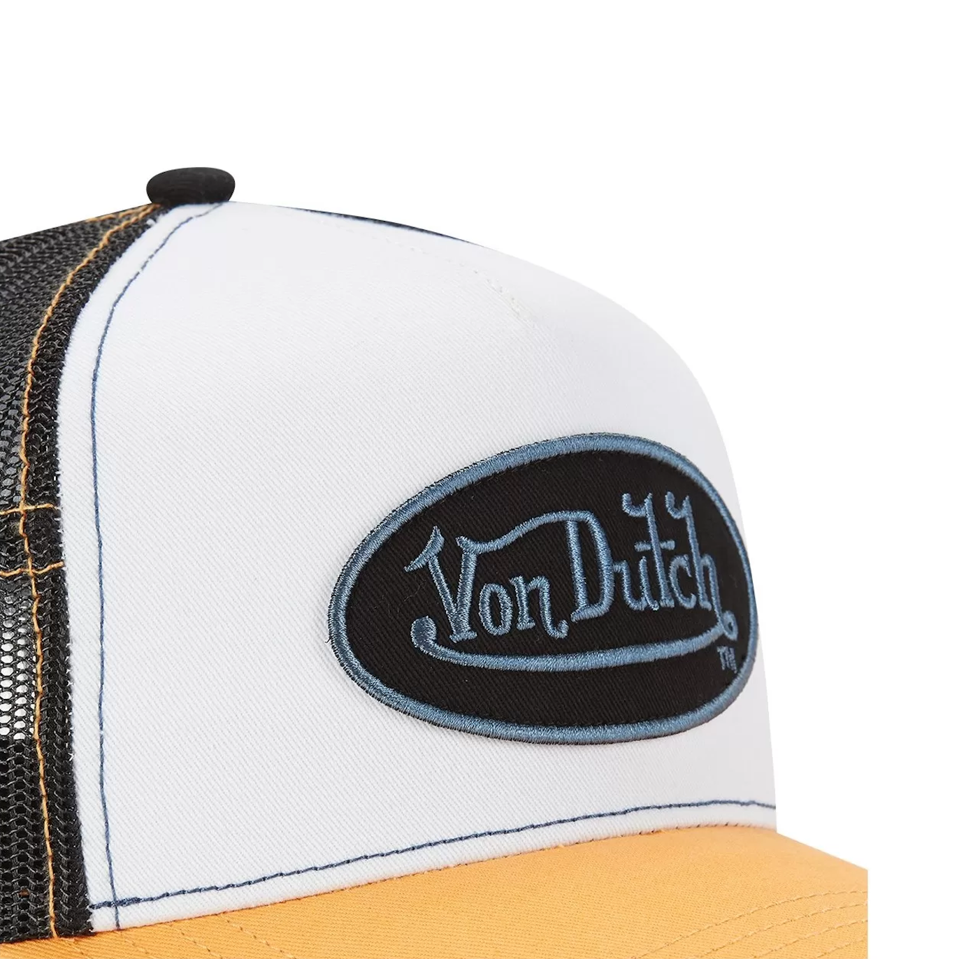 Von Dutch Casquette Baseball Trucker Summer Jaune/Blanc