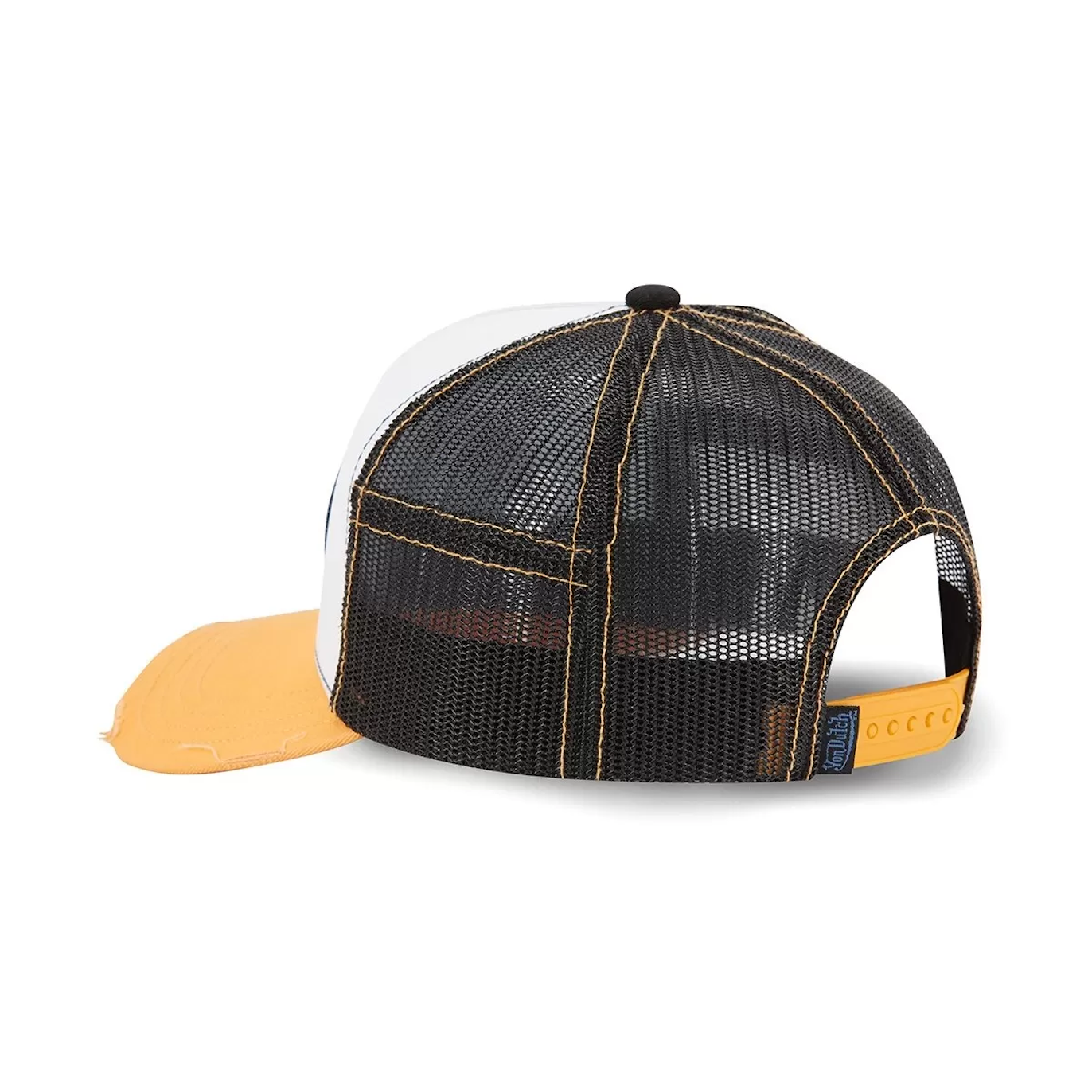 Von Dutch Casquette Baseball Trucker Summer Jaune/Blanc