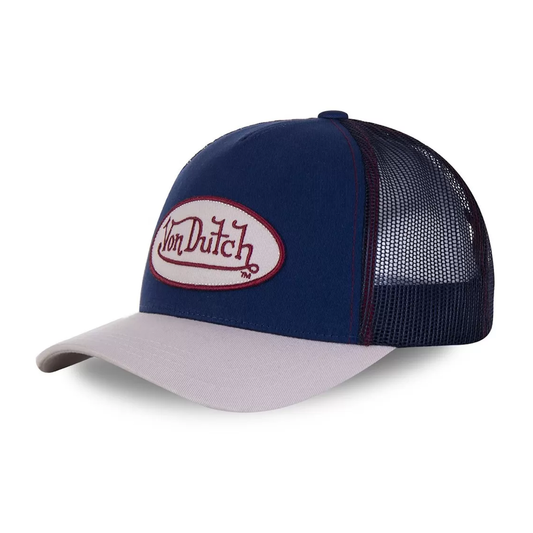 Von Dutch Casquette Bleue Trucker Snapback COLORS