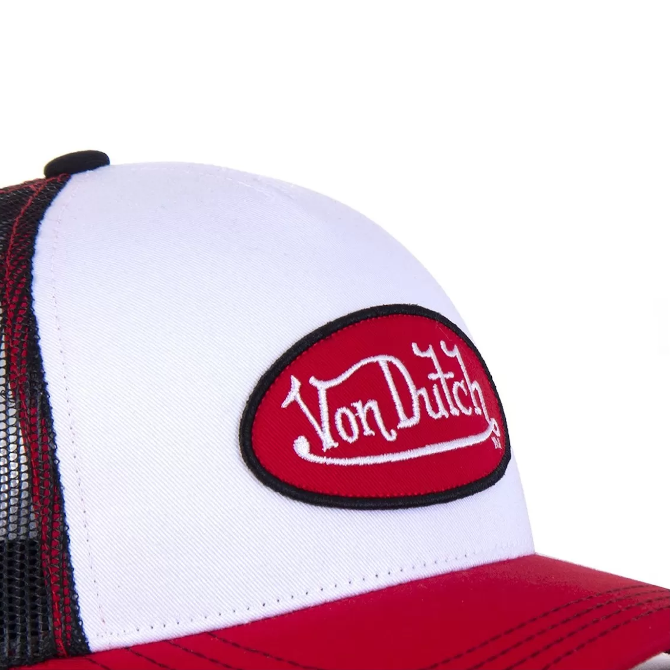 Von Dutch Casquette Classic Trucker Colors Noir/Rouge