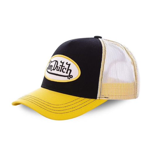 Von Dutch Casquette Jaune Trucker Snapback COLORS