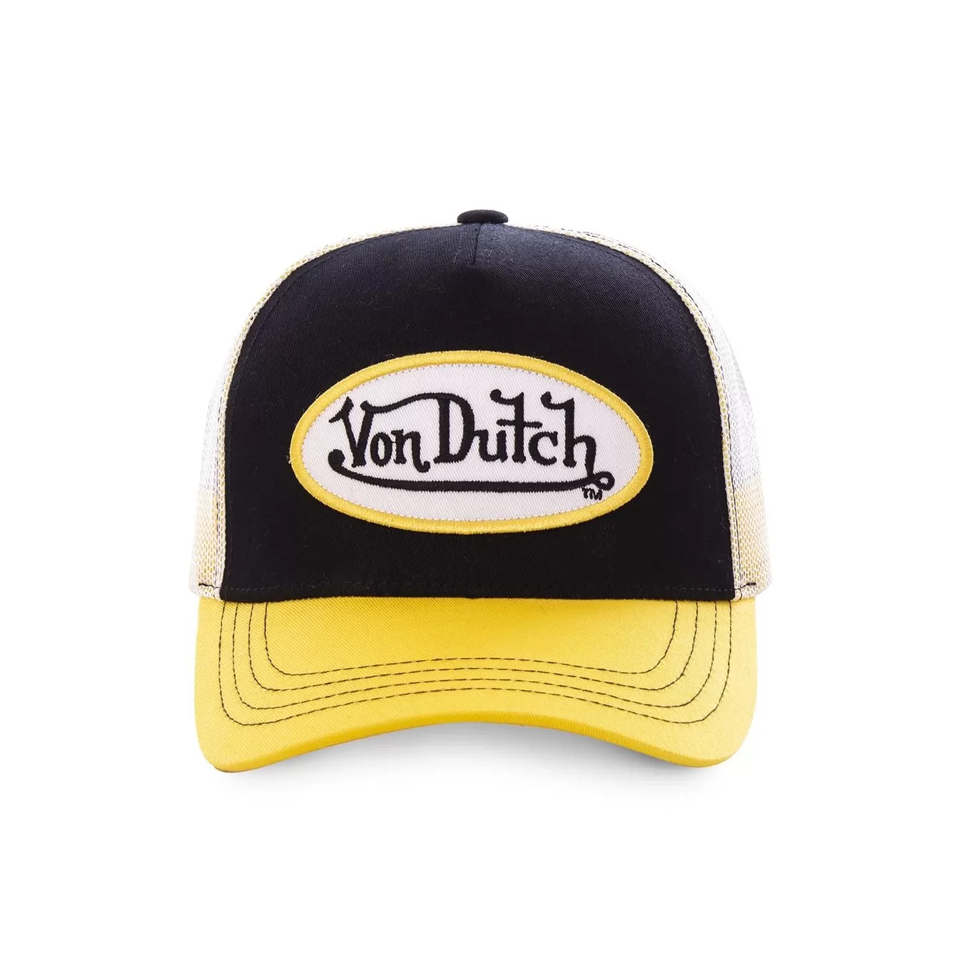 Von Dutch Casquette Jaune Trucker Snapback COLORS