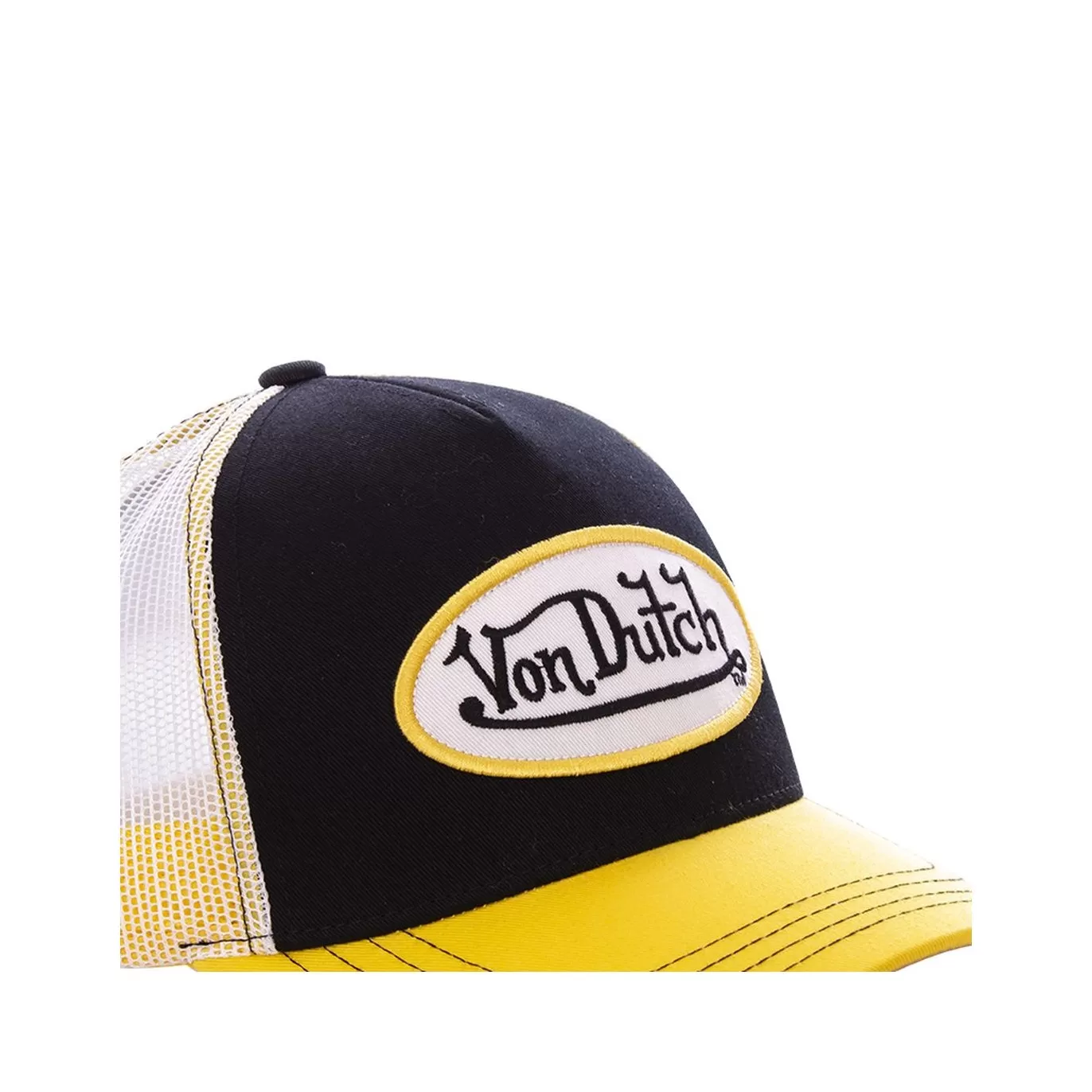 Von Dutch Casquette Jaune Trucker Snapback COLORS