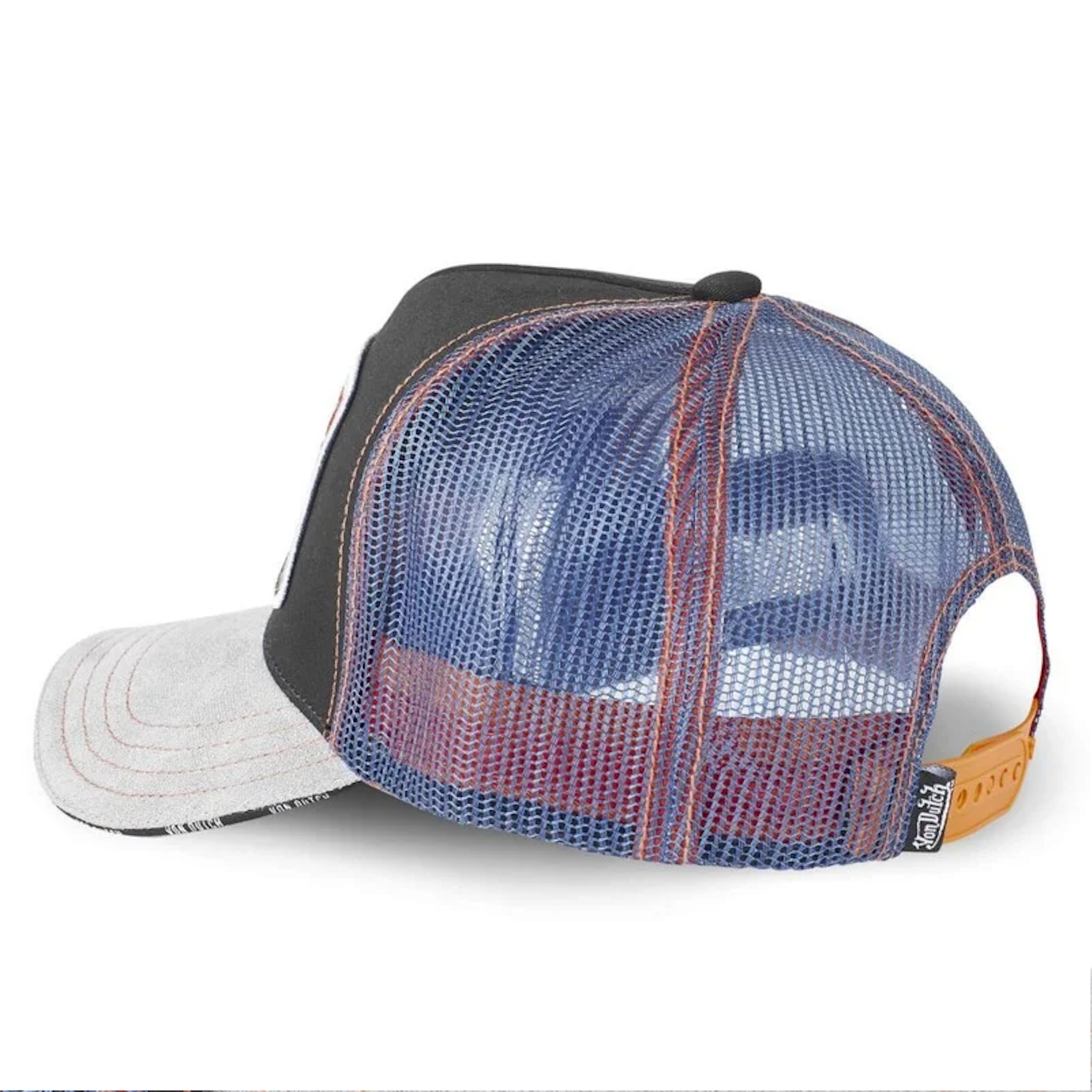 Von Dutch Casquette Trucker 1stSpeed Kings Noire, Bleu et Gris