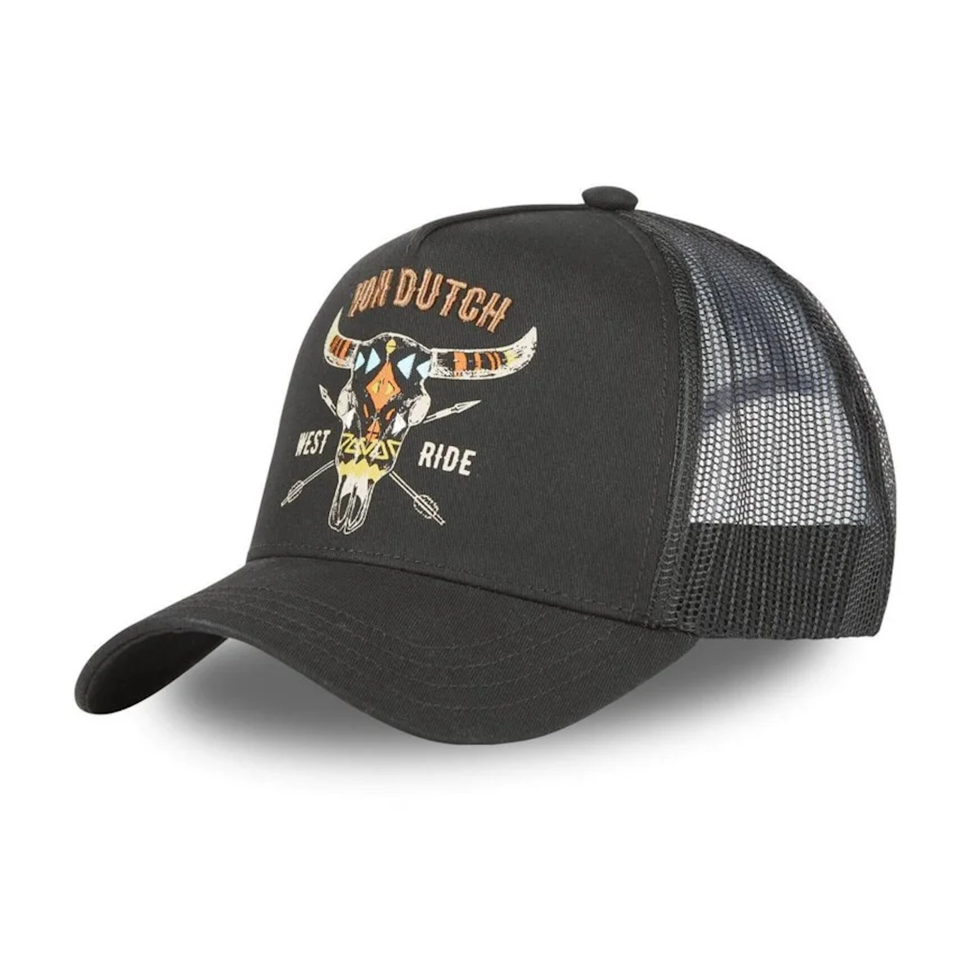 Von Dutch Casquette Trucker WEST RIDE Noir