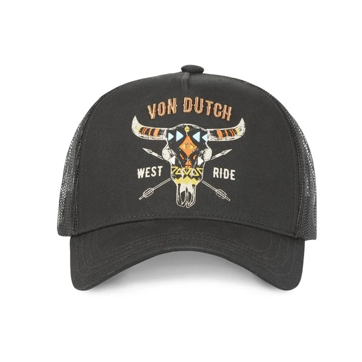 Von Dutch Casquette Trucker WEST RIDE Noir