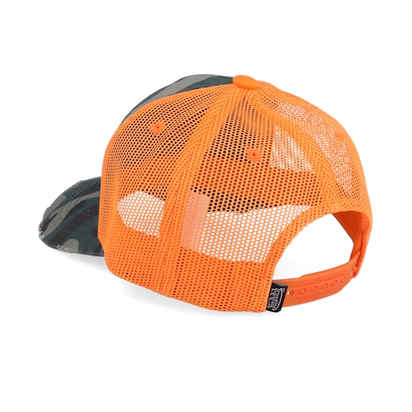 Von Dutch Casquette Trucker Oval Patch Camo/Orange