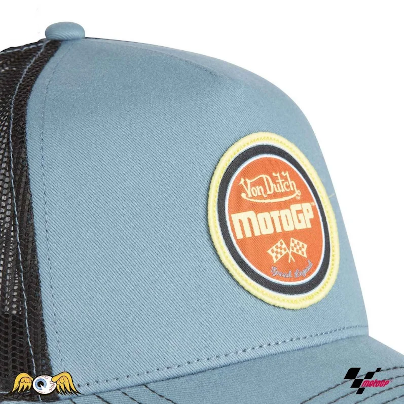 Von Dutch Casquette Trucker X Moto GP Bleu/Noir