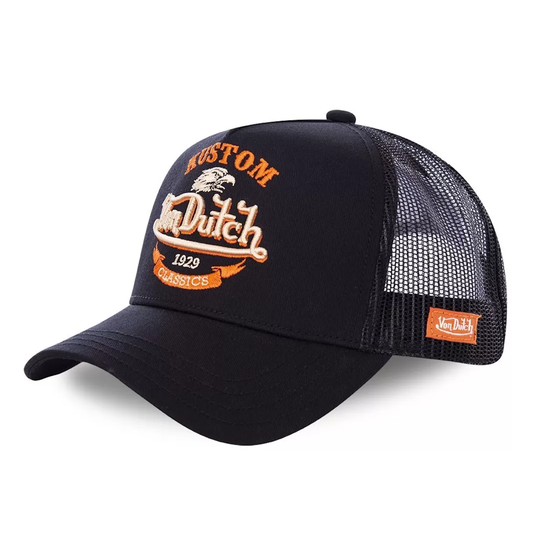 Von Dutch Casquette Trucker Snapback EAGLE Noir