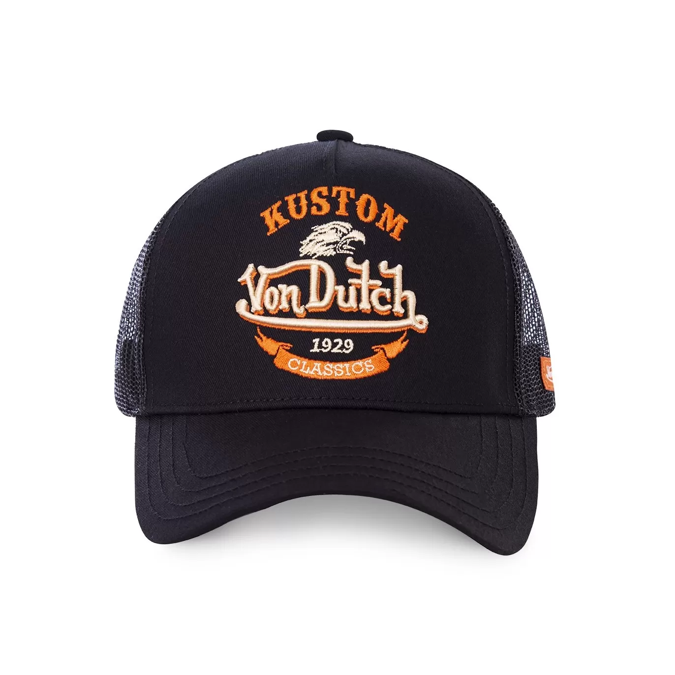 Von Dutch Casquette Trucker Snapback EAGLE Noir