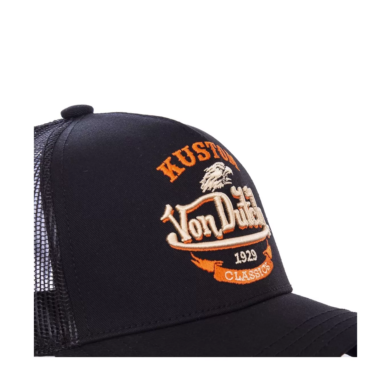 Von Dutch Casquette Trucker Snapback EAGLE Noir