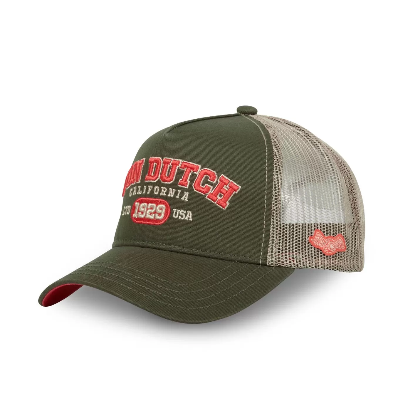 Von Dutch Casquette Verte Trucker Snapback COLLEGE