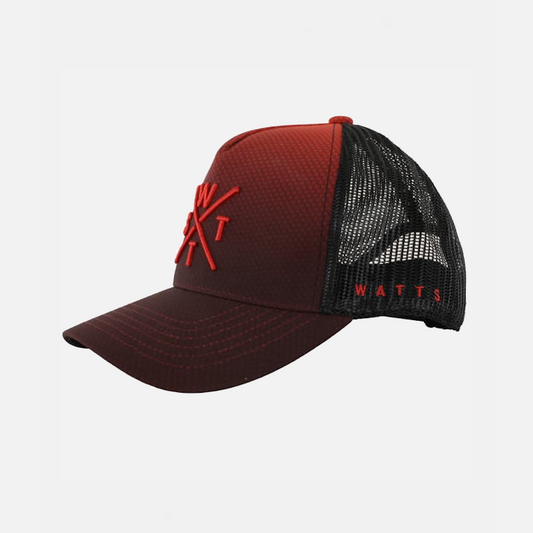 WATTS CASQUETTE TOKYO - CARBON DEEP DYE RED