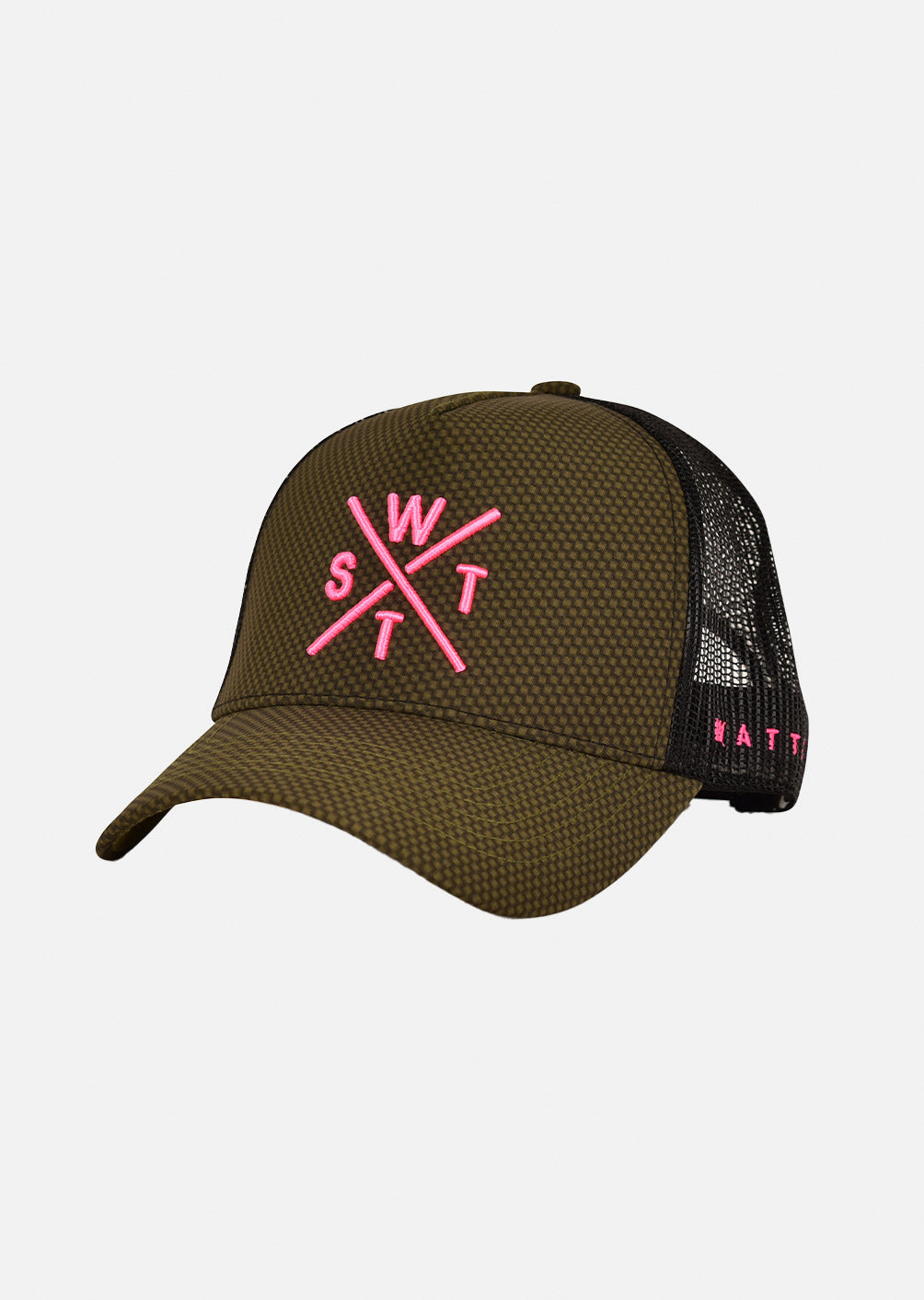 WATTS CASQUETTE TRIBE - CARBON KAKI & ROSE