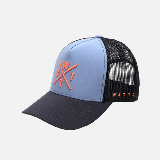 WATTS CASQUETTE TRIBE INFINITY BLEU ET NOIR