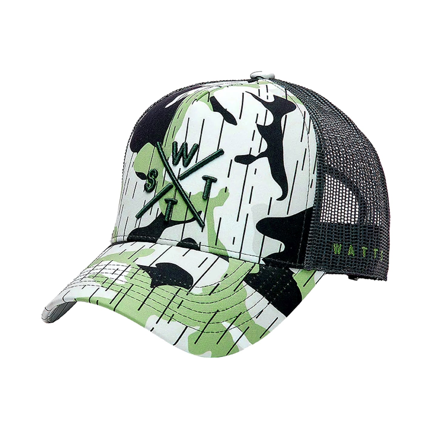 WATTS TOKYO PRINTED CAMO SAGE GREEN