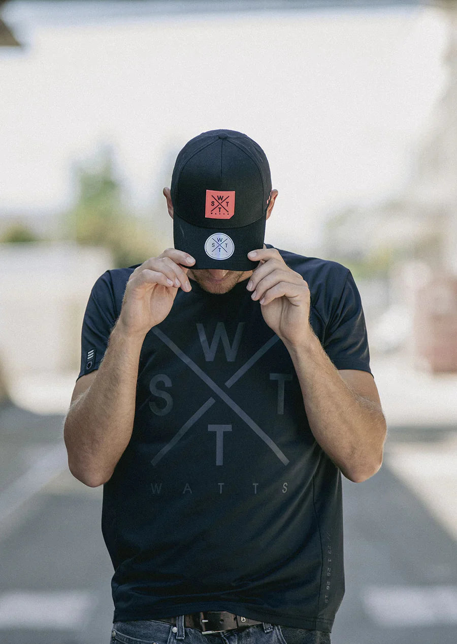 WATTS CASQUETTE CISCO - NOIR & ROSE FLUO