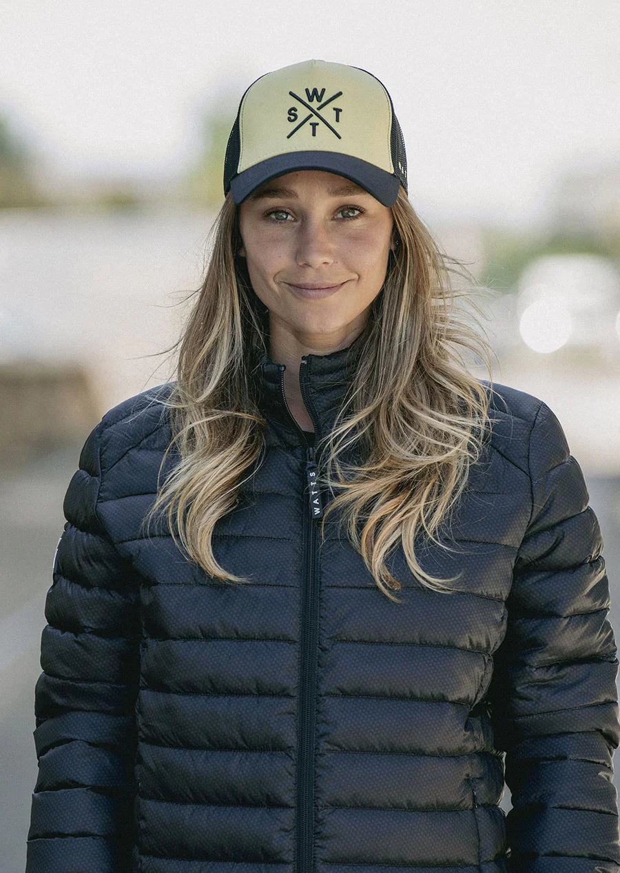 WATTS CASQUETTE TRIBE  - JAUNE PASTEL