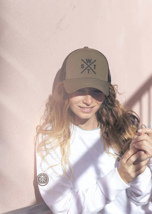 WATTS CASQUETTE TRIBE - KAKI & NOIRE