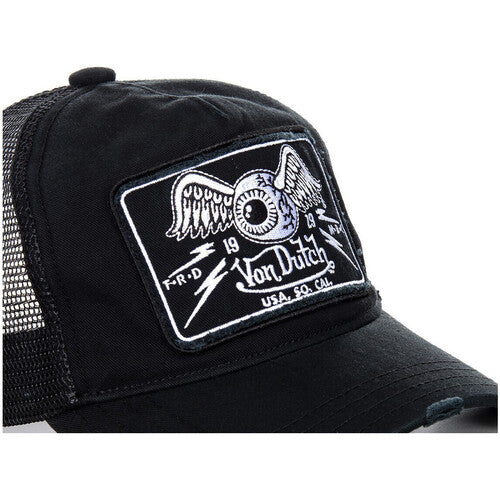 Von Dutch Casquette Trucker Noire Flying Eyeball