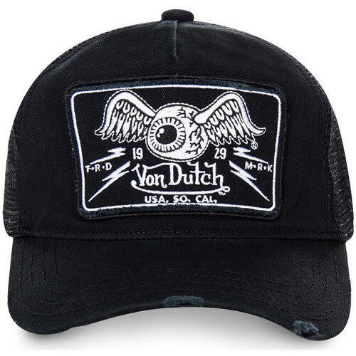 Von Dutch Casquette Trucker Noire Flying Eyeball