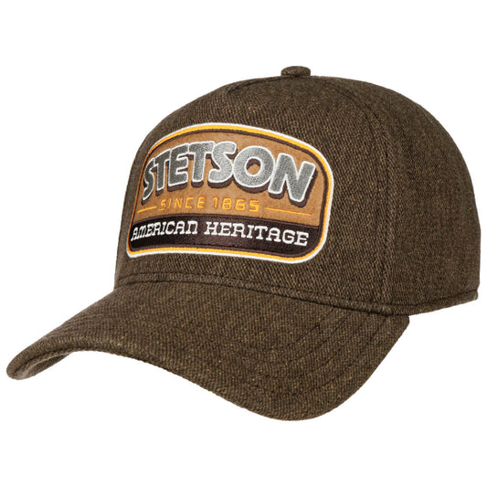 Stetson Casquette American Heritage Laine Marron