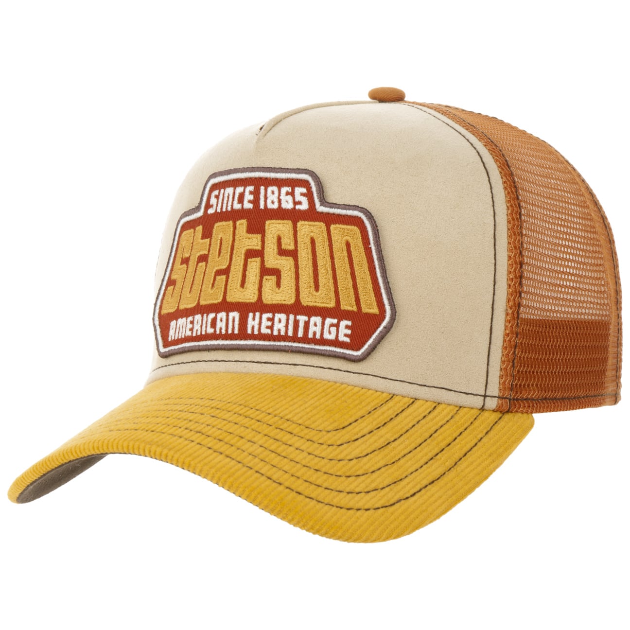 Stetson Casquette Since 1865 Brickstone Beige-Rouille