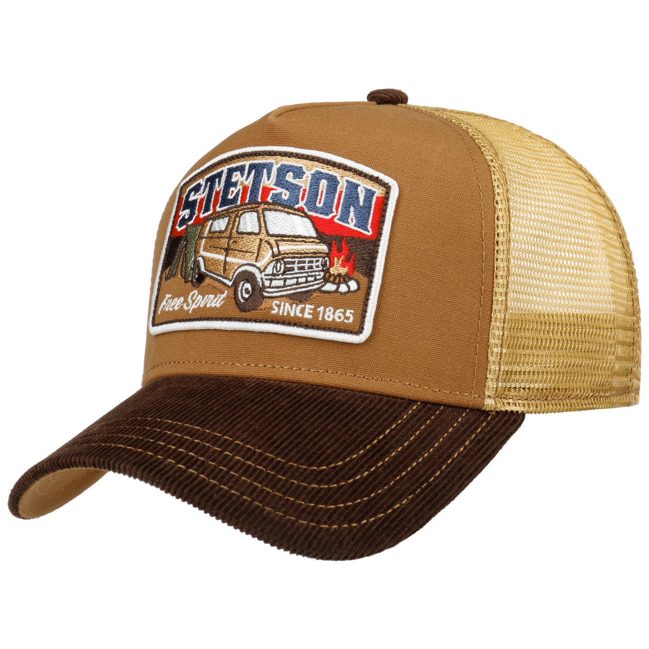 Stetson Casquette By The Campfire Trucker Marron