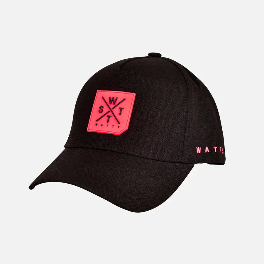 WATTS CASQUETTE CISCO - NOIR & ROSE FLUO