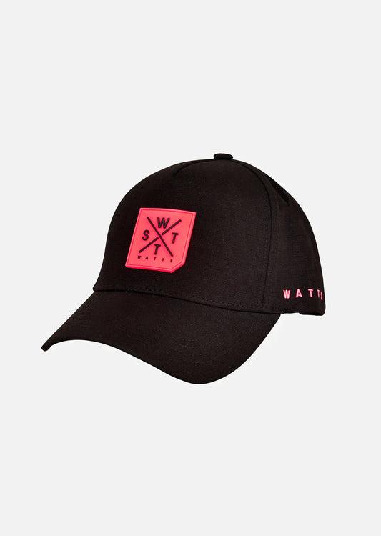 WATTS CASQUETTE CISCO - NOIR & ROSE FLUO