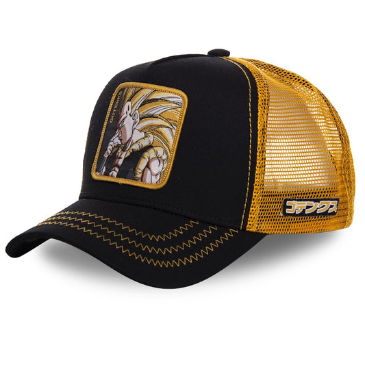 CAPSLAB Casquette Dragon Ball Gotenks Noir/Jaune