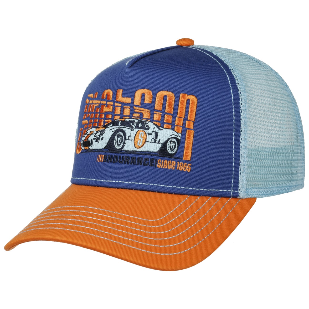 Stetson Casquette Endurance Trucker Bleu/Orange