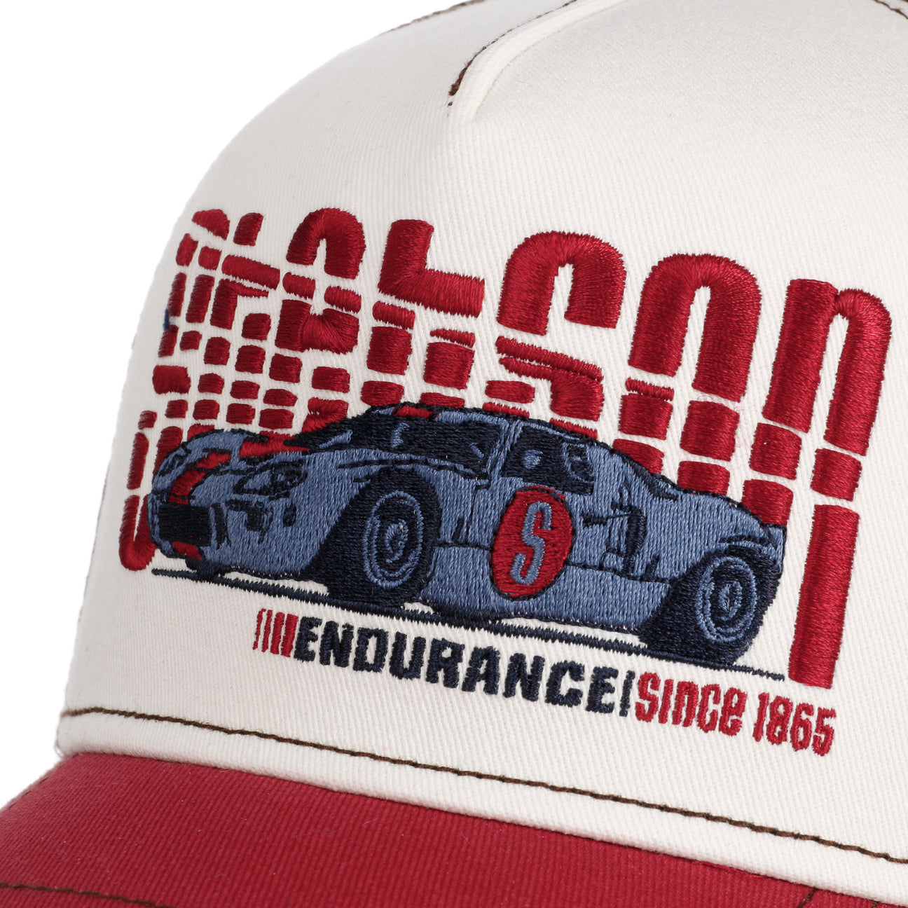 Stetson Casquette Endurance Trucker Rouge/Blanc