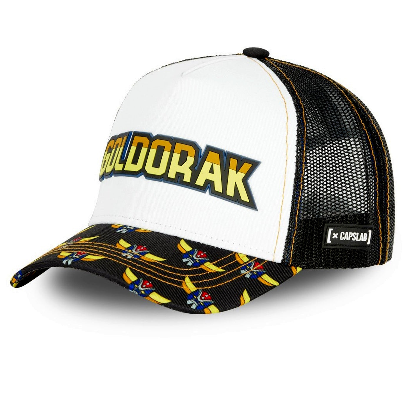 CAPSLAB Casquette Goldorak Logo Blanc