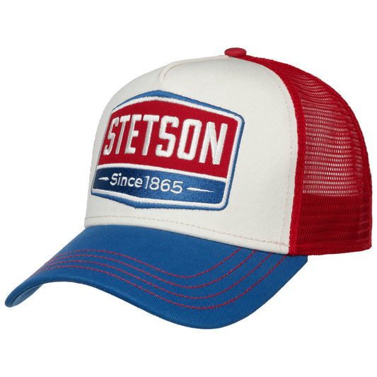 Stetson Casquette Highway Bleu/Rouge