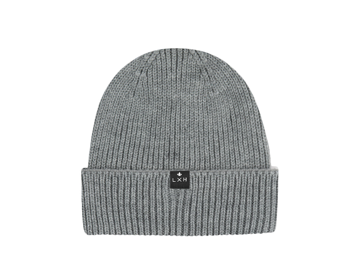 LXH Bonnet en Mérinos Gris Souris