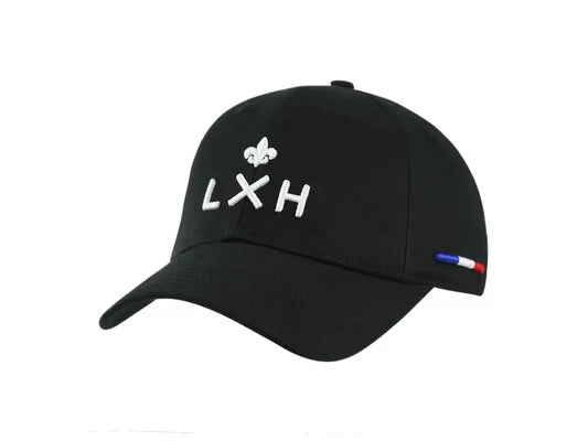 LXH Casquette en Coton Noir